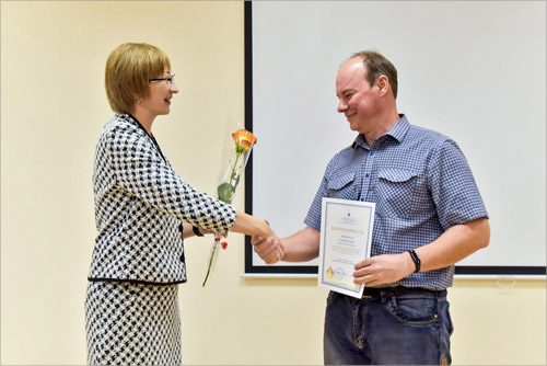 Награждение Романа Кирикова