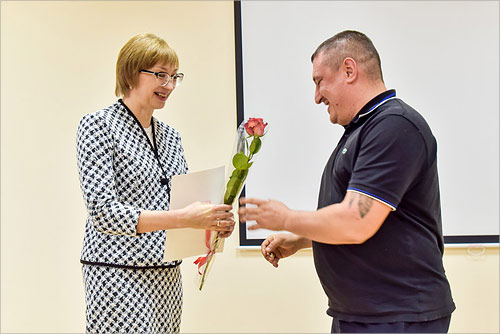 Награждение Сергея Уланова