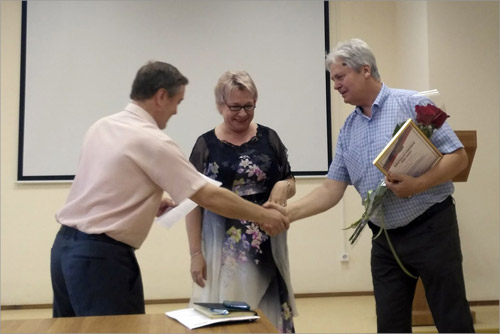 Директор ЦИТ Юрий Кудинов, первый проректор Светлана Нотова и замдиректора ЦИТ Сергей Петров