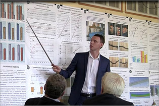 Сотрудник НИЦ МЗС М.А. Аркаев защищает кандидатскую диссертацию по вопросам совершенствования строительных конструкций в Пензе
