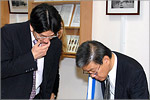 Kiitiro Hatoyama and Sohey Oishi