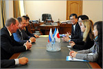 Meeting of OSU Rector with delegation from Japan