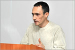 Dominik Cadieux, OSU lecturer.     [42 Kb]
