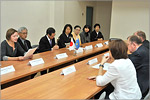 Meeting of OSU rector with Japanese delegation