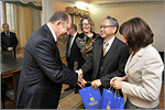 Meeting of OSU rector with guests from Japan