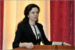 Elena Lutsay, Head of Department for Science and University Coordination, Ministry of Education in Orenburg region.     [122Kb]