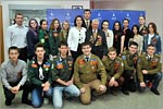 Meeting with the veteran of Great Patriotic War— Mikhail Izmestyev