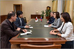 Visit of reporters from Japanese magazine 'Hokkaido Shimbun'