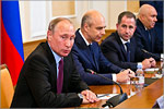Meeting of Russian President Vladimir Putin with business community of the region. Открыть в новом окне [129 Kb]