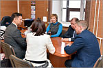 Meeting with the University administration