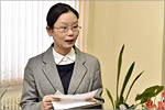 Megumi Kitamura, Lecturer of Japanese language, Japanese Information Centre, OSU