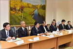 Delegation from Ehime Prefecture in OSU