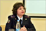 Olga Manakhova, Head of Management Department for Migration Affairs, regional Administration of Ministry for Internal Affairs.     [130 Kb]