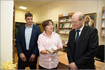 The visit of Petr Baltrukovich, Head of the Embassy Branch Office of Belarus in the Russian Federation in Ufa.     [135 Kb]