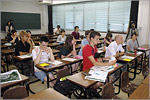 OSU students at Summer Scientific School of Hiroshima University.     [163 Kb]