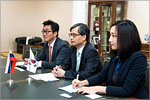 The delegation of the Embassy of the Republic of Korea visits OSU. Открыть в новом окне [133 Kb]