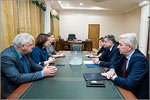 The Eurasian Economic Commission delegation at OSU.     [134 Kb]