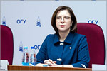 OSU Rector Zhanna Ermakova.     [128 Kb]