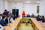 Meeting of Vladimir Shamanov with OSU students’ activists.     [164 Kb]