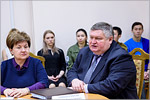 Meeting of Vladimir Shamanov with OSU students’ activists.     [143 Kb]