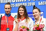 OSU student Maria Kameneva confidently breaks records of Russia in swimming.     [166 Kb]