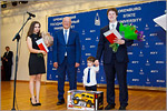 Yuri Berg, Governor of the Orenburg region and OSU graduates Maria and Egor Popello. Открыть в новом окне [157 Kb]