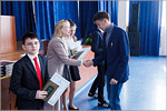 Awarding the winners of the XVIIContest of Researches of Young Students from the Orenburg region.     [143 Kb]
