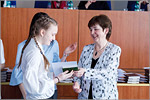 Awarding the winners of the XVIIContest of Researches of Young Students from the Orenburg region.     [127 Kb]