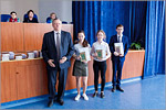 Awarding the winners of the XVIIContest of Researches of Young Students from the Orenburg region.     [165 Kb]