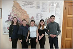 Students from Osh State University (Kyrgyzstan) at OSU.     [141 Kb]