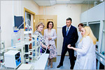 Igor Manzhurov visited the Engineering Center.     [128 Kb]