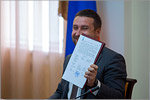 Denis Tolpeikin, Minister of digital development, communications,and mass media.     [81 Kb]