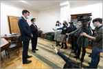 Delegates from the Embassy of Japan visit OSU.     [187 Kb]