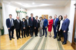 Delegates from the Embassy of Japan visit OSU.     [177 Kb]
