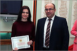 Награждение студентов в отделении по Оренбургской области Уральского главного управления ЦБ РФ