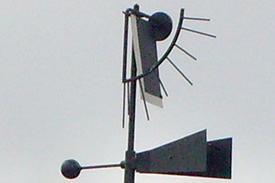 Флюгер Вильда на 10-метровой мачте